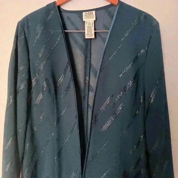 R&M Richards by Karen Kwong Blouse/Jacket Size 14 - Picture 2 of 16